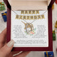 Tochter Geschenk zum 10. Geburtstag Herz-Halskette | kleine Geschenke für Tochter | Mutter Tochter Kette | 10. Geburtstag Tochter | 14k