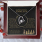 Enkelin Geschenk - schöne Herz-Halskette | kleine Geschenke für Enkelin | Oma Enkelin Kette | personalisiertes Geschenk zu Weihnachten | 18k gold