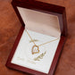 Tochter Geschenk | schöne Herz-Halskette | kleine Geschenke für Tochter | Mutter Tochter Kette | Kette personalisiert | 18k gold