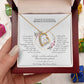 Bonus Tochter Geschenk | schöne Herz-Halskette | kleine Geschenke für Tochter | Mutter Tochter Kette | Geschenk personalisiert | 14k gold