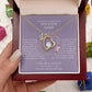 Tochter Geschenk | schöne Herz-Halskette | Weihnachtsgeschenke für Tochter | Mutter Tochter Kette | Kette personalisiert | 14k gold