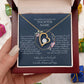 Tochter Geschenk | schöne Herz-Halskette | Weihnachtsgeschenke für Tochter | Mutter Tochter Kette | Kette personalisiert | 14k gold