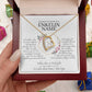 Enkelin Geschenk - wunderschöne Herz-Halskette | Weihnachtsgeschenke Enkelin | personalisiertes Geschenk | Halskette gold