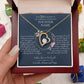 Tochter Geschenk zum 30. Geburtstag Herz-Halskette | kleine Geschenke für Tochter | Mutter Tochter Kette | 30. Geburtstag Tochter | 14k