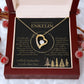Enkelin Geschenk - schöne Herz-Halskette | kleine Geschenke für Enkelin | Oma Enkelin Kette | personalisiertes Geschenk zu Weihnachten | 18k gold