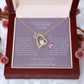 Tochter Geschenk | schöne Herz-Halskette | Weihnachtsgeschenke für Tochter | Mutter Tochter Kette | Kette personalisiert | 14k gold