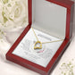 Bonus Tochter Geschenk | schöne Herz-Halskette | kleine Geschenke für Tochter | Mutter Tochter Kette | Geschenk personalisiert | 14k gold