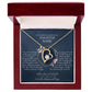 Tochter Geschenk | schöne Herz-Halskette | Weihnachtsgeschenke für Tochter | Mutter Tochter Kette | Kette personalisiert | 14k gold