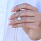 Werdende Oma Geschenk - Einzigartige Halskette Weißgold | Geschenk für Oma | Muttertag Geschenke | Kette personalisiert | 14k Kette gold