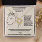 Tochter Geschenk - Liebesknoten Halskette | Weihnachtsgeschenke Tochter | Mutter Tochter Kette | Kette personalisiert | 14k gold