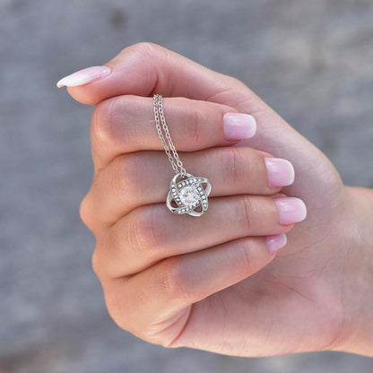 Waage Sternzeichen Liebesknoten-Halskette | Geschenk für Frauen (Tochter, Enkelin, Schwester, Freundin, Mutter, Oma) | besonderes Geschenk