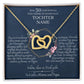 Tochter Geschenk zum 30. Geburtstag Herz-Halskette | kleine Geschenke für Tochter | Mutter Tochter Kette | 30. Geburtstag Tochter | 14k