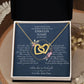 Enkelin Jugendweihe Geschenk - schöne Herz-Halskette | kleine Geschenke für Enkelin | Oma Enkelin Kette | Kette personalisiert | 18k
