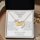 Enkelin Firmung, Konfirmation Geschenk - schöne Herz-Halskette | kleine Geschenke für Enkelin | Oma Enkelin Kette | Kette personalisiert | 18k