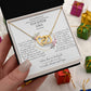 Tochter Kommunion Geschenke - schöne Herz-Halskette | kleine Geschenke für Tochter | Mutter Tochter Kette | Kette personalisiert | 18k