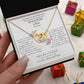 Tochter Firmung, Konfirmation Geschenk - schöne Herz-Halskette | kleine Geschenke für Tochter | Mutter Tochter Kette | Kette personalisiert | 18k