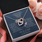 Enkelin Jugendweihe Geschenk - schöne Herz-Halskette | kleine Geschenke für Enkelin | Oma Enkelin Kette | Kette personalisiert | 18k