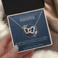 Tochter Geschenk | schöne Herz-Halskette | kleine Geschenke für Tochter | Mutter Tochter Kette | Kette personalisiert | 14k gold