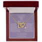 Enkelin Jugendweihe  Geschenk - schöne Herz-Halskette | kleine Geschenke für Enkelin | Oma Enkelin Kette | Kette personalisiert | 18k