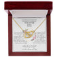 Tochter Firmung, Konfirmation Geschenk - schöne Herz-Halskette | kleine Geschenke für Tochter | Mutter Tochter Kette | Kette personalisiert | 18k