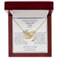 Enkelin Firmung, Konfirmation Geschenk - schöne Herz-Halskette | kleine Geschenke für Enkelin | Oma Enkelin Kette | Kette personalisiert | 18k