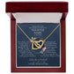 Tochter Kommunion Geschenke - schöne Herz-Halskette | kleine Geschenke für Tochter | Mutter Tochter Kette | Kette personalisiert | 18k