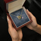 Enkelin Geschenk - wunderschöne Ineinandergreifende Herz-Halskette | kleine Geschenke für Enkelin | Oma Enkelin Kette | Kette personalisiert | 18k Kette gold