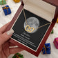 Enkelin Geschenk - wunderschöne Ineinandergreifende Herz-Halskette | kleine Geschenke für Enkelin | Weihnachten | personalisiertes Geschenk