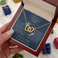Tochter Geschenk zum 30. Geburtstag Herz-Halskette | kleine Geschenke für Tochter | Mutter Tochter Kette | 30. Geburtstag Tochter | 14k
