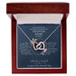 Tochter Geschenk Jugendweihe - schöne Herz-Halskette | kleine Geschenke für Tochter | Mutter Tochter Kette | Kette personalisiert | 18k