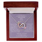 Tochter Geschenk Jugendweihe - schöne Herz-Halskette | kleine Geschenke für Tochter | Mutter Tochter Kette | Kette personalisiert | 18k