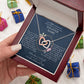 Tochter Geschenk zum 30. Geburtstag Herz-Halskette | kleine Geschenke für Tochter | Mutter Tochter Kette | 30. Geburtstag Tochter | 14k