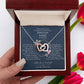 Enkelin Jugendweihe Geschenk - schöne Herz-Halskette | kleine Geschenke für Enkelin | Oma Enkelin Kette | Kette personalisiert | 18k