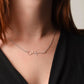 Tochter Geschenk | schöne Namens-Halskette | handgemachte Geschenke für Tochter | Mutter Tochter Kette | personalisiertes Geschenk | 18k gold