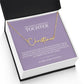 Tochter Geschenk | schöne Namens-Halskette | handgemachte Geschenke für Tochter | Mutter Tochter Kette | personalisiertes Geschenk | 18k gold