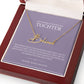 Tochter Geschenk | schöne Namens-Halskette | handgemachte Geschenke für Tochter | Mutter Tochter Kette | personalisiertes Geschenk | 18k gold