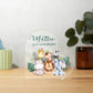 Babygeschenk Geburt | Herz Geschenk personalisiert | Personalisiertes Geschenk Junge | besonderes Geschenk zur Geburt