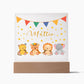 Babygeschenk Geburt | Nachtlicht personalisiert | Personalisiertes Geschenk Baby | Nachtlicht Baby zur Geburt, Taufe