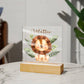 Babygeschenk Geburt | Nachtlicht personalisiert | Personalisiertes Geschenk Baby | Nachtlicht Baby zur Geburt, Taufe