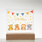Babygeschenk Geburt | Nachtlicht personalisiert | Personalisiertes Geschenk Baby | Nachtlicht Baby zur Geburt, Taufe