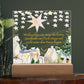 Weihnachtsdeko Lampe | Nachtlicht Weihnachtsgeschenk | Wohnzimmer Deko | Weihnachtsgeschenke