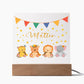 Babygeschenk Geburt | Nachtlicht personalisiert | Personalisiertes Geschenk Baby | Nachtlicht Baby zur Geburt, Taufe