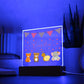 Babygeschenk Geburt | Nachtlicht personalisiert | Personalisiertes Geschenk Baby | Nachtlicht Baby zur Geburt, Taufe