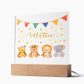 Babygeschenk Geburt | Nachtlicht personalisiert | Personalisiertes Geschenk Baby | Nachtlicht Baby zur Geburt, Taufe