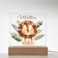 Babygeschenk Geburt | Nachtlicht personalisiert | Personalisiertes Geschenk Baby | Nachtlicht Baby zur Geburt, Taufe