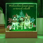 Weihnachtsdeko Hunde Lampe | Nachtlicht Weihnachtsgeschenk | Wohnzimmer Deko | Weihnachtsgeschenke