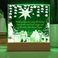 Weihnachtsdeko Lampe | Nachtlicht Weihnachtsgeschenk | Wohnzimmer Deko | Weihnachtsgeschenke