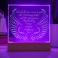 Weihnachtsdeko LED-Lampe | Nachtlicht Weihnachtsgeschenk | Wohnzimmer Deko Engel | Weihnachtsgeschenke