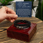 Bruder Geschenk | einzigartiges Armband mit veganem Leder | Weihnachtsgeschenke Bruder | Schwester Bruder Geschenk