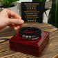 Bruder Geschenk | einzigartiges Armband mit veganem Leder | Weihnachtsgeschenke Bruder | Schwester Bruder Geschenk